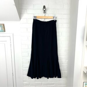 Vintage St. John Collection by Marie Gray Black Knit Skirt Size 6